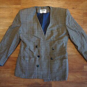 Vintage Plaid Blazer
